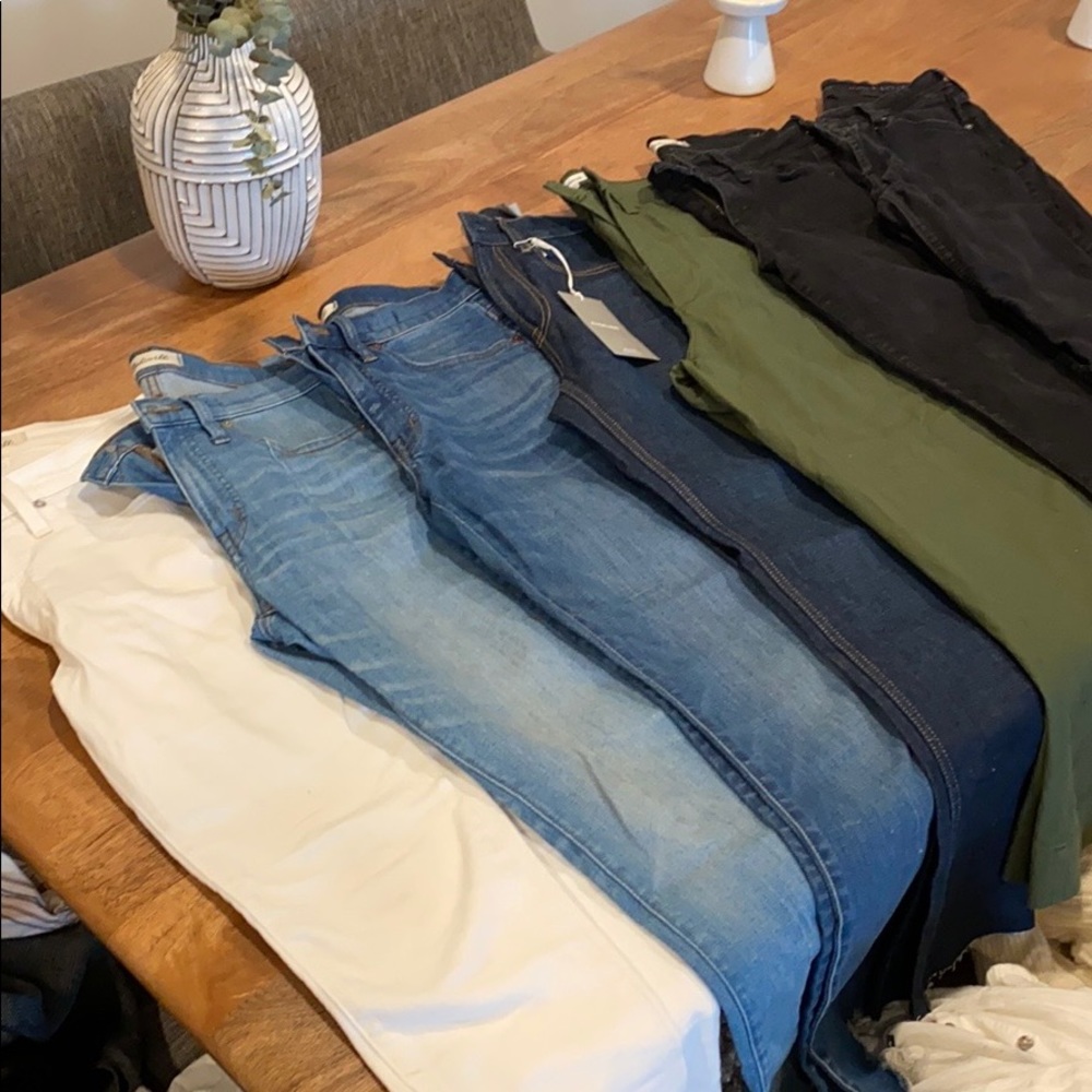 BRAND NEW Everlane High Rise Kick Crop Jeans